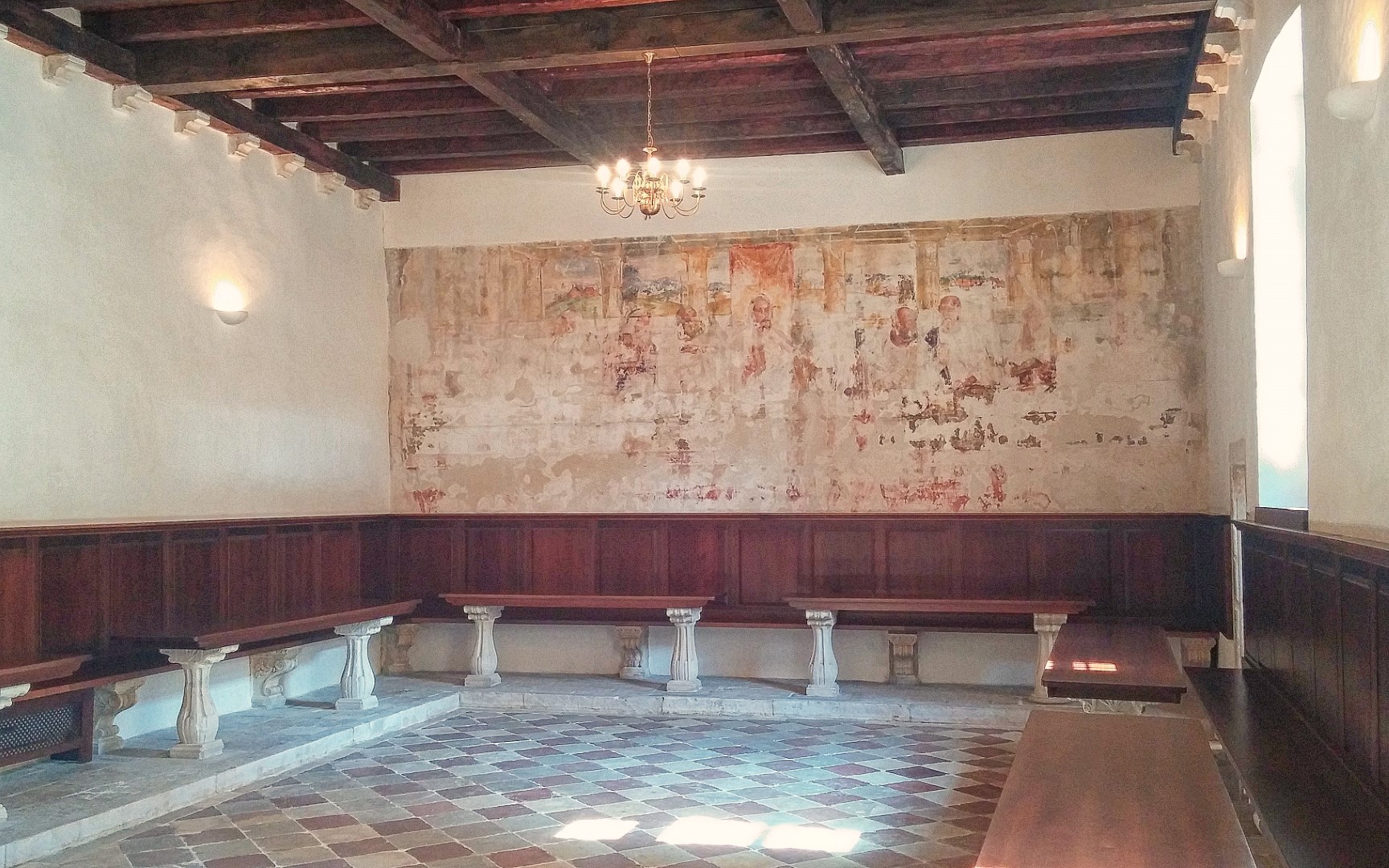 Refektorij samostana poslije obnove